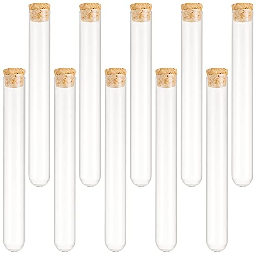 12 * 75mm 10 Stück reagenzgläser reagenzglas reagenzgläser klein reagenzgläser für blumen reagenzgläser mit korken,gastgeschenke reagenzgläser kunststoff