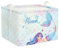 Clastyle Prinzessin Kinder Wäschekorb mit Henkel Faltbar Kleidung Spielzeug Aufbewahrungskorb Mädchen Aufbewahrungsbox für Babyzimmer Bad, Blau Meerjungfrau, 40 * 30 * 30 cm