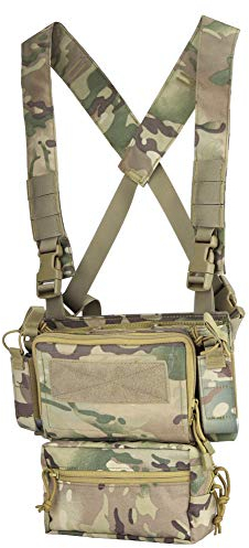 OAREA Jagd Tactical Vest Magazintasche Modular Chest Rig Set Drop Pouch 3 STÜCKE Mag Insert Set
