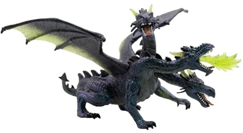 Bullyland 75675 - Spielfigur Dunkler Drache Norr, ca. 14 cm, detailgetreu, ideal als kleines Geschenk für Kinder ab 3 Jahren