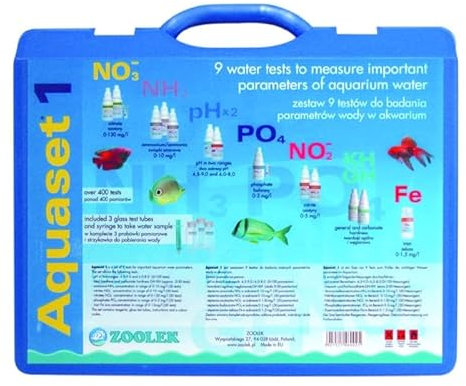 Zoolk Aquaset 1 9W1 Test No3 No2 NH3 GH-KH PO4 FE-Hit!