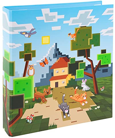 goldbuch 35 124 Ordner Mein Game, Aktenordner, Maße 28,5 x 32 x 5 cm, Einband aus Kunstdruck, Hefter mit Hebelmechanik, Motiv Mein Game, Heftordner für Jungen und Mädchen
