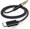 Avigers USB C to 3.5mm Audio Aux Jack Cable(1.2M), USB Type C to 3.5mm Headphone Cord Car Stereo Adapter Compatible with iPhone 16/15, Samsung Galaxy S21 S20, Huawei P40, MacBook Pro, iPad Pro