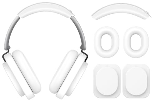 Custodia per cuffie NOTHING (1), set di custodie protettive per cuffie – Fascia in silicone premium e copertura per padiglioni (Bianco)