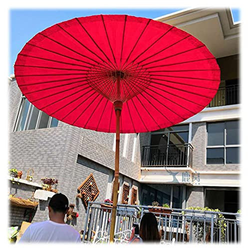 Parasol De Parapluie En Papier Huilé De 2 M, Parasol De Jardin Étanche, Parasol De Patio En Bambou, Adapté Aux Centres Commerciaux, À L'extérieur, Accessoires De Danse, Photographie, Salons De Thé