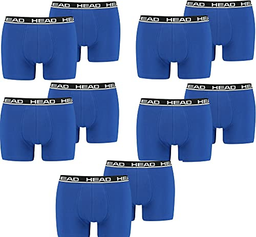 Head Herren Boxershorts Unterhosen Unterwäsche 10P (Blue/Black006, S)