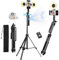 yAyusi Trípode de Seguimiento Facial Automático con Luz, 360° Rotación 180CM Palo Selfie Trípode para Teléfono con Remoto, Soporte para Cámara de Teléfono con Sensor de Movimiento para Vlog/Vídeo