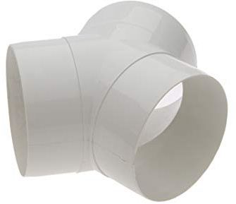 Equal Y Splitter Piece Pipe Ventilation Ducting Hose Connector (150mm / 6)