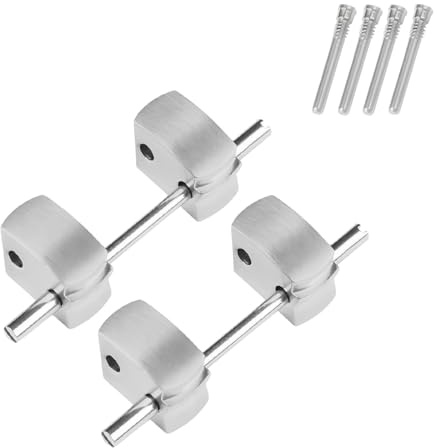 ROUHO Bracelet Montre Raccord de Fin Kit Métal Montre Pièces de Connexion Vis pour Audemars Piguet Royal Oak Offshore 15400 15500 26331 15202-Argent 4.5mm