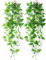 Mocoosy- Paquete de 2 Plantas Artificiales Colgantes con cestas, Falsas Colgantes Hiedra vegetación Pared Hojas Colgantes Artificiales Plantas Vid para el hogar jardín habitación Boda Decoraciones