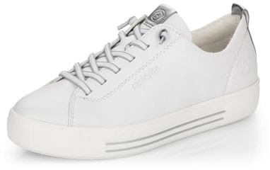 Remonte Women Low Shoes D0913, Ladies Comfort Shoes,Removable Insole,Comfort Low Shoe,Light,Flexible,Comfort Width,Summer,Weiss Kombi,39 EU / 6 UK