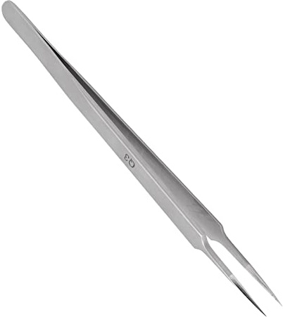 BET‑Q3 Pincett i Rostfritt Stål Extra Skarp Hantverkspincett Mikroskopverktyg med Hög Precision Antistatisk 160 Mm / 6,3 Tum
