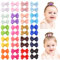 Choicbaby 40 Stück Haarspangen Mädchen, 1,2 Zoll (3CM) haarklammer schleife haarspangen kinder Haarschmuck für Baby Mädchen Kleinkinder
