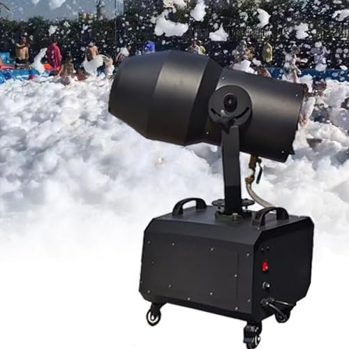 Máquina de espuma para fiestas al aire libre, equipo de DJ de alta potencia para efectos de escenario, cubre un área de 60 ㎡ con distancia de 6 a 8 m, ideal para ambiente navideño