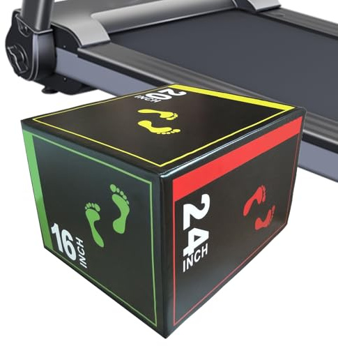 Salto In Scatola, Scatola Pliometrica Robusta Senza Slip, 40x50x60 Cm, In Per La Palestra Di Casa, Attrezzatura Per L'allenamento Di Equilibrio, Piattaforma Di Allenamento Per P