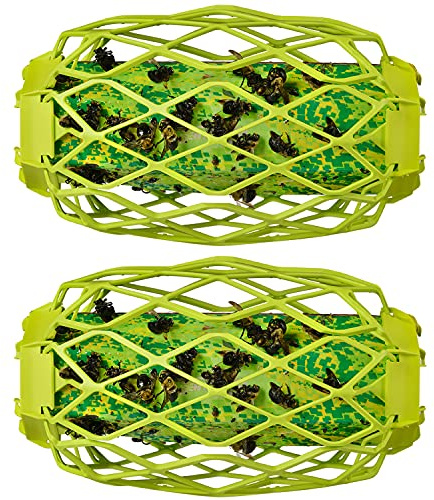 Rescue! Carpenter Bee TrapStik – Also Works on Wasps, Mud Daubers - 2 Traps