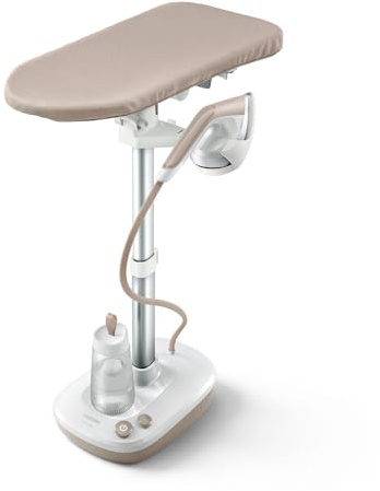 Philips All-in-One Ironing Solution 6000 Series, Multi-angle board, OptimalTEMP technology, 1800W, convenient foot buttons, Kills 99.9% of bacteria and dust mites*