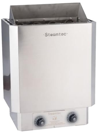 Desineo Poêle à Sauna 3 KW Premium avec Commandes intégrées Finitions INOX