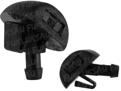 LOT DE 2 GICLEURS BUSE LAVE GLACE PARE BRISE AVANT COMPATIBLE REMPLACEMENT PEUGEOT 206 207 407 | OEM : 643 8J2 6438E6 6438AV 6438W2 6438Z1