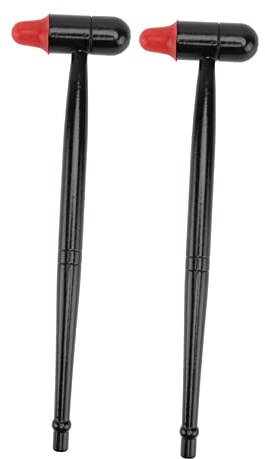 FRCOLOR 2piezas Salud Martillo De Masaje De Madera Para Masajeador Cervical y Espalda Martillo De Masaje Práctico Para Uso Casa o Gimnasio