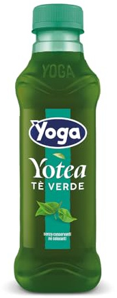 Yotea Thè Verde Freddo Confezione da 12 Bottiglie PET da 500ml | Antiossidante Senza Coloranti Né Conservanti | Senza Glutine