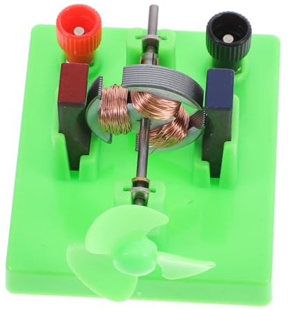 MUELODSIC Modelo de 4.5v de Motor Eléctrico de Corriente Continua y Plástico Fácil de Conectar para Estudiantes en Experimentos de Física Educativa