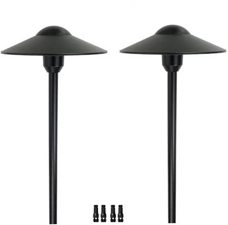 Arrownine Cast Aluminum Low Voltage Landscape Path Area Spread Lighting