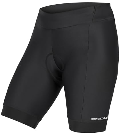 Endura Damen Xtract Gel-Fahrradshorts | Schnell trocknendes Material | Performance und Komfort | Gel-Polster | Antibakteriell Shorts, Schwarz, L