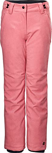 killtec Mädchen Funktionshose/Skihose mit Schneefang und Kantenschutz - KSW 58 GRLS SKI PNTS, Rosenholz, 176, 37187-000