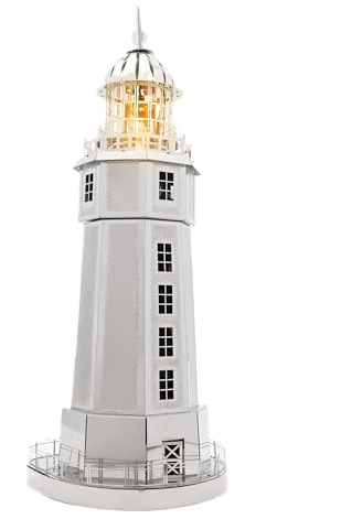 METALTID 3D-modell fyr gåvor, metallmodellsatser fyr 3D, upplysta fyrar metallbyggsats, metallfyr modell sjömans följeslagare.
