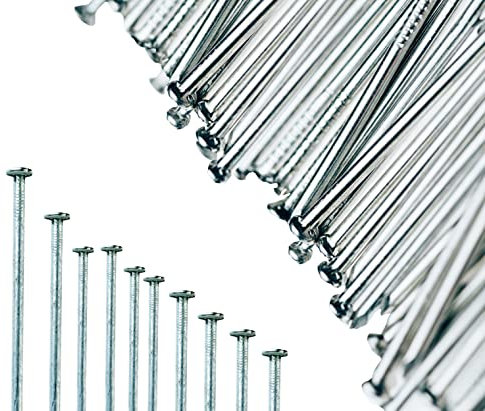 Stahlnägel, Baunägel, Nagel Verzinkt, Drahtstifte drahtnägel, Senkkopfnägel, Holznägel 1,6 x 30 mm 1, 1,0 kg