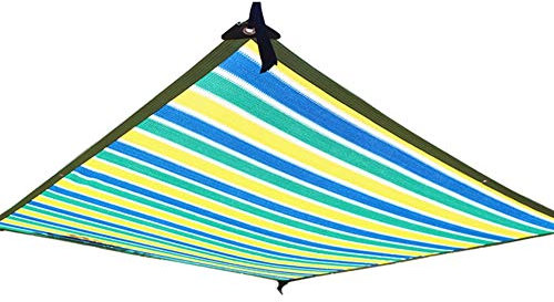 CWCQGH Pergola-Schattennetz-Abdeckung, Sonnenschutz, Terrassenüberdachung, durchlässiges HDPE-Tuch mit Ösen (2 m x 5 m)