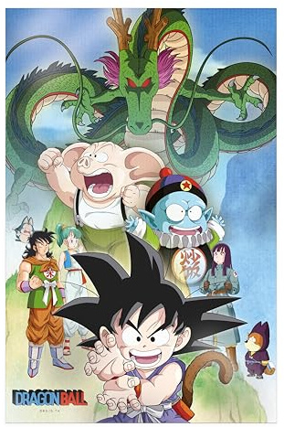 SD TOYS - Poster 3D Shenron and Heroes Dragon Ball - Medidas 38x58cm