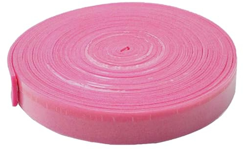 Kantisoleringsremsor, 50 mm x 5 mm x 20 m, utjämningsskiktsremsor, självhäftande kantisolering, för utjämningsmassa, tätning mellan golvvärmeplattor och väggar, rosa