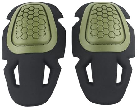 Tactical G4 Combat Knee Pads & Elbow Pads Paintball Airsoft Safety Kneed Pads(2 Knee pads Green)