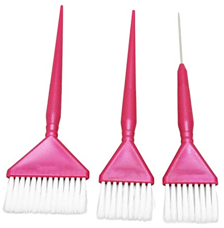 Dioche Kit di Spazzole per Tintura e Decolorazione - Spazzole Ergonomiche per Tintura, Decolorazione e Styling dei Capelli per Uso Domestico e in Salone - Plastica ABS - Strumenti Multifunzionali per