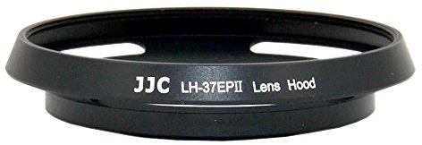 JJC Pare-Soleil en métal à Visser pour Objectif d'appareil Photo Panasonic Lumix G Vario 12-32 mm f/3.5-5.6 ASPH et Olympus M.Zuiko Digital Ed 14-42 mm f/3.5-5.6 EZ Pare-Soleil