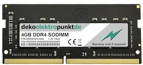 dekoelektropunktde 4GB RAM Speicher passend für Lenovo IdeaPad 330-17AST 81D7 DDR4 SO-DIMM PC4-19200 2400MHz