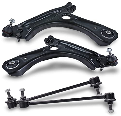 ATEC Germany 2x Brazo de control eje delantero izquierdo y derecho, 2x barra de acoplamiento delantera