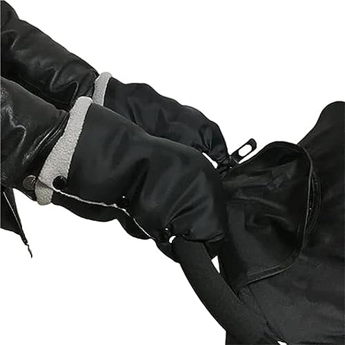 Lonnalee Stroller Gloves,Pram Hand Muff,Stroller Fleece Hand Muff, Pram Pushchair Gloves Hand Gloves Waterproof Anti-Freeze Extra Thick Warm Winter Baby Stroller Gloves for More use