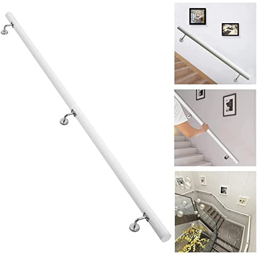 Barandilla de madera para escaleras de 0,3 m y 6 m, kit completo para pasillo, barandilla antideslizante para escaleras, barra de apoyo para loft, villa, interior y exterior, kit de escalera para