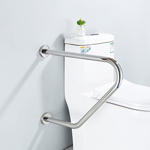 Barra de agarre grande en forma de U antideslizante para baño, pasamanos de seguridad para inodoro montado en la pared, bañera de ducha de acero inoxidable 304, ayuda para personas mayores embarazadas