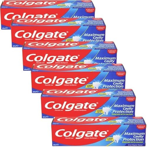 Colgate Maximum Cavity Protection Toothpaste, 100ml, Pack of 6, Mint Flavour