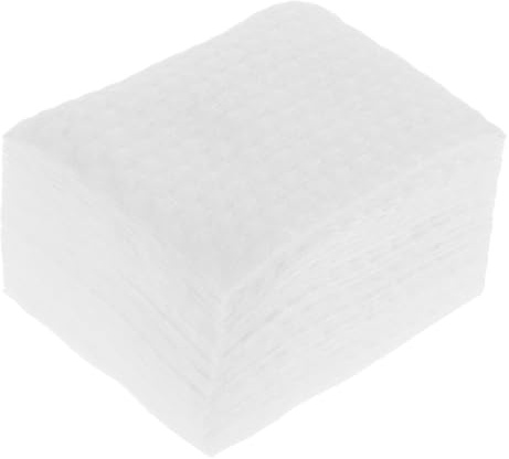 Healvian 450 piezas Unidades Toallitas Desmaquillantes de Algodón Grueso para Limpieza Facial y Uñas Absorbentes y Resistentes para Removedor de Esmalte y Tónico