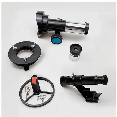 Telescope Accessories 160F1300 Astronomical Telescope Kit Primary Mirror Set Focuser Eyepiece Finder Scope Assembly Accessories(160F1300 5pcs Set B)