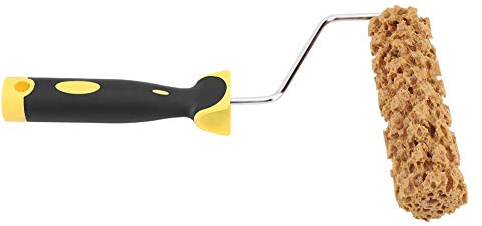 Generic Rodillo de Pintura con Patrón de Textura, Rodillo de Pintura Acrílica Ecológico para Herramienta de de Paredes, Ideal para Trabajos de Precisión, Espuma + Plástico, 12 * 6,3 * 1,6 Pulgadas