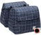 New Looxs Doppelpacktasche Joli Double Check 37L Haken 38 x 30 x 18cm Check blau