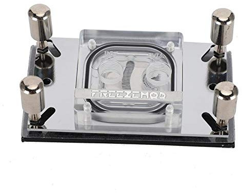 Blocco di raffreddamento ad acqua, tecnologia antiossidante Computer CPU Blocco di raffreddamento ad acqua Waterblock Base in rame con micro canale per CPU AM2 / AM2 + / AM3 / AM3 + / AM4 / FM2 +