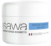 ISAWA Masque Contour des Yeux, 50 ml, À la Vitamine E, Protéines de Soja & Allantoïne