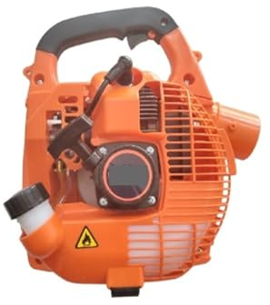 AMRTTWY Soplador De Polvo Portátil. Soplador De Hojas Portátil con Motor De Gasolina De 2 Tiempos, Potente Soplador De Hojas For Nieve, For Césped Y Jardín Limpiador De Polvo Eléctrico(Orange2)